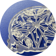 Intricate cut pattern