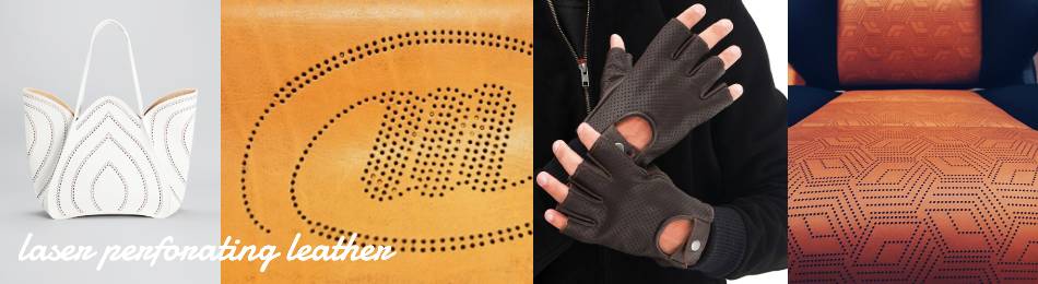 Laser Perforating Leather