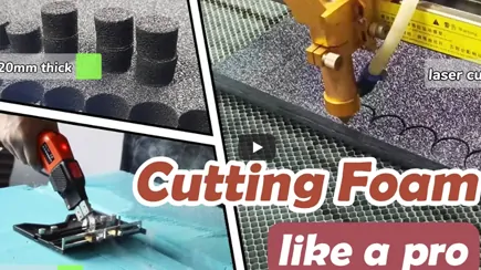Never Cut Foam with Laser? Let's Talk