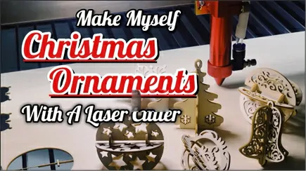 Wood Christmas Decoration | Small Laser  Wood Cutter