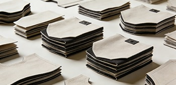 Laser-cut fabric