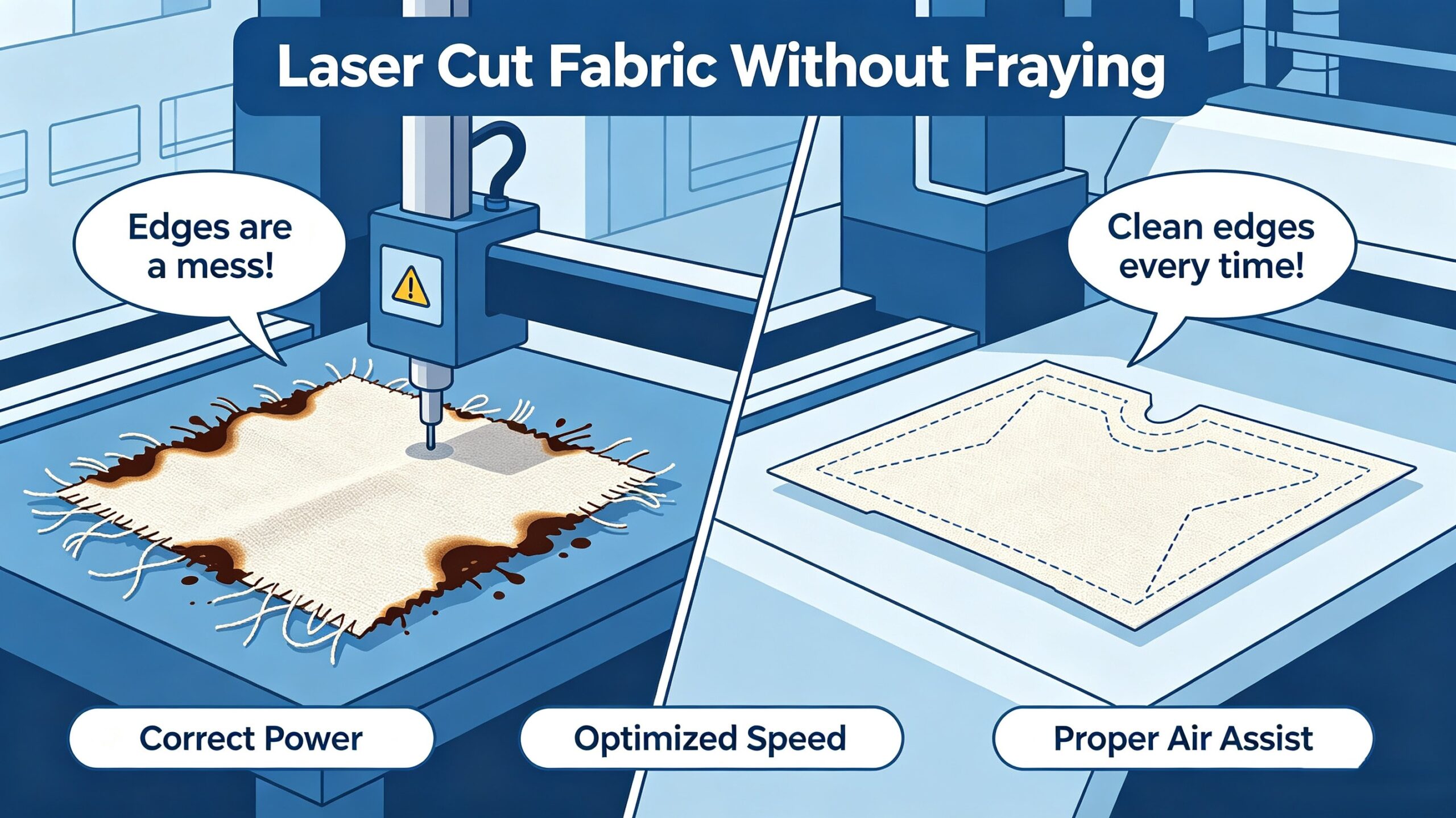 showing how a laser marking fume extractor captures smoke and particles during fiber laser marking
