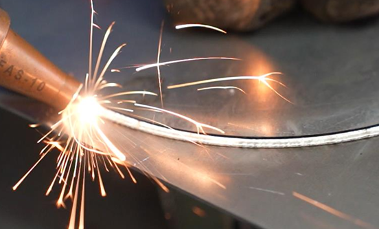 Laser welding metal processing