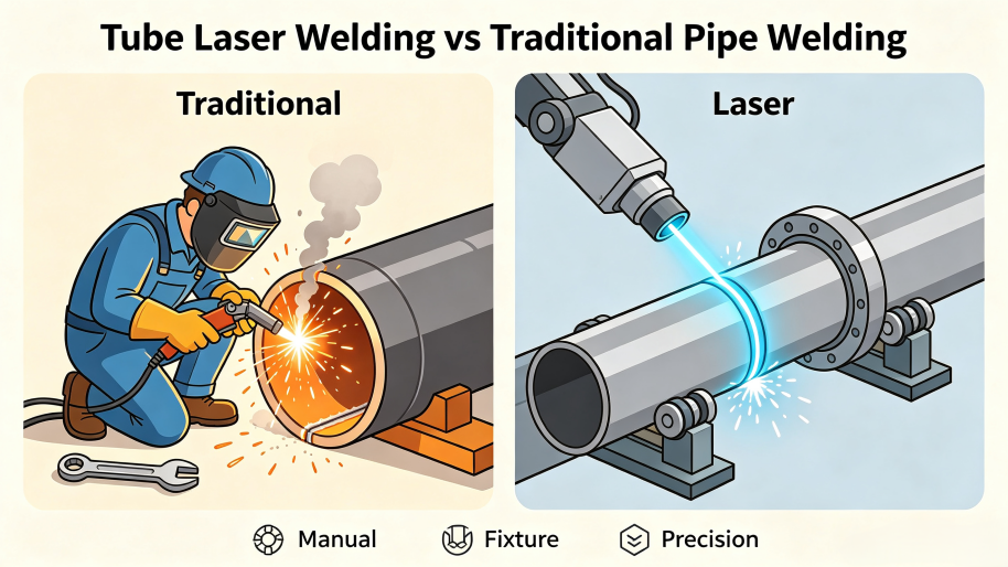 Tube Laser Welding vs. Traditional Pipe Welding