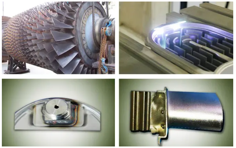 MimoWork continuous wave laser cleaning machine removing heavy rust from a steel surface