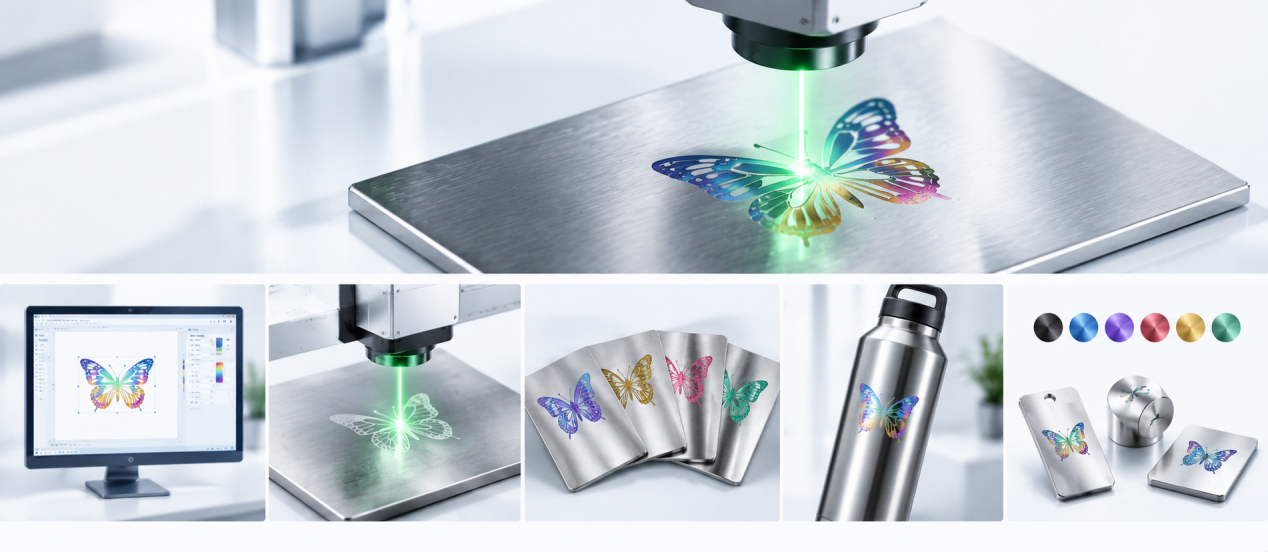 Applications of MOPA Color Laser Marking