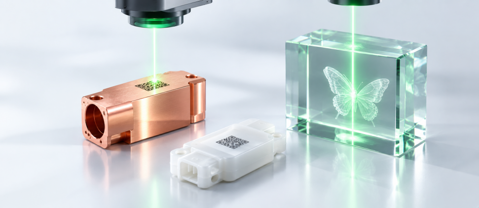 Green Laser Marking Applications