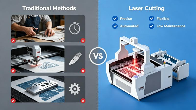 Industrial Fabric Laser Cutter vs Traditional Fabric Cutting 